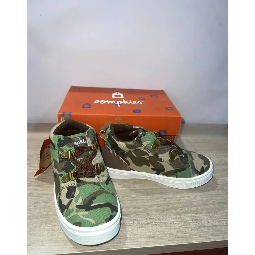 Oomphies Adrian unisex Sneaker Green Camo Sneaker kids10C